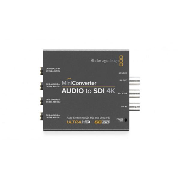 Blackmagic Mini Converter Audio to SDI 4K Blackmagic Design