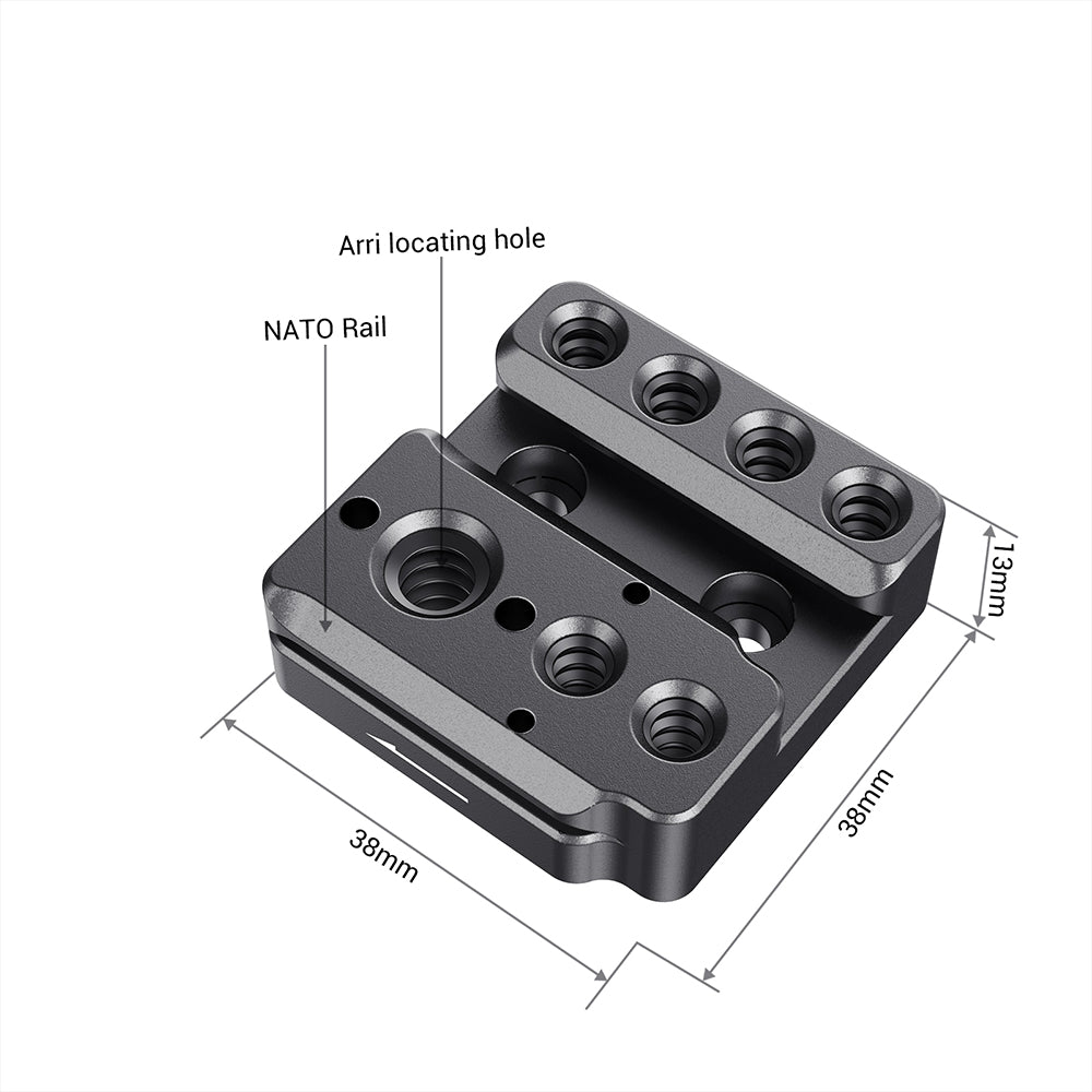 SmallRig Mounting Plate for DJI Ronin-S/SC and RS 2/RSC 2/RS 3/RS 3 Pro Gimbal 2214B