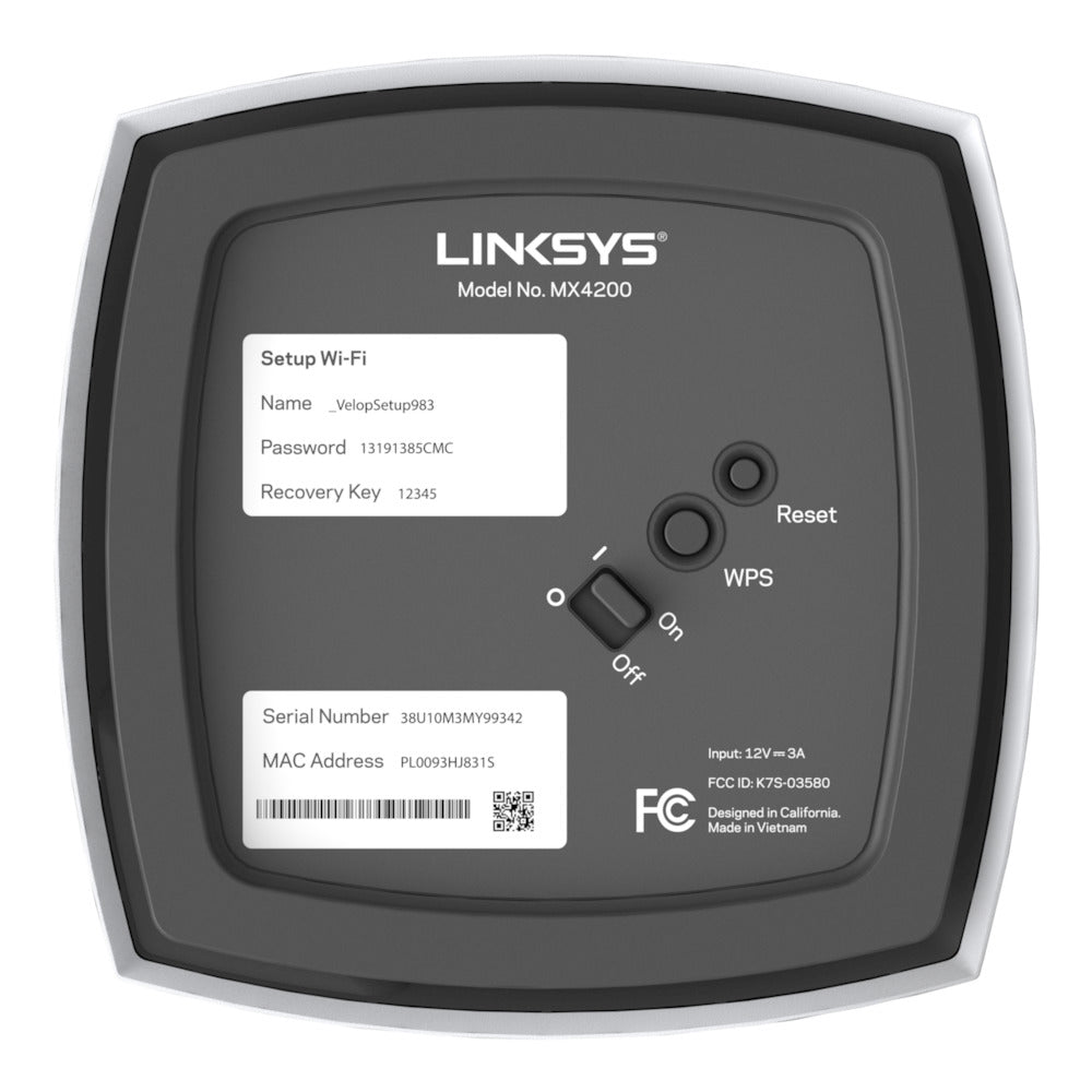 Linksys Velop AX4200 Tri-Band Mesh WiFi 6 System