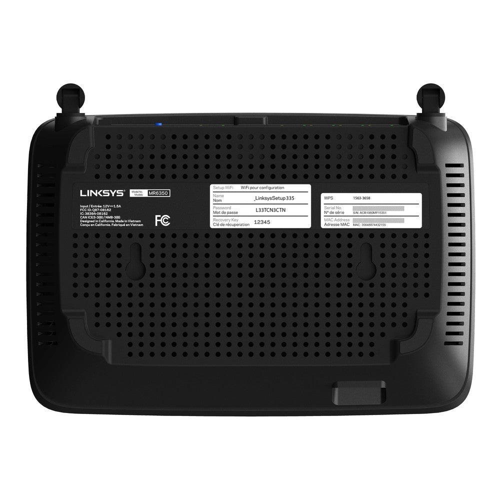 Linksys MAX-STREAM Mesh WiFi 5 Router (MR6350)