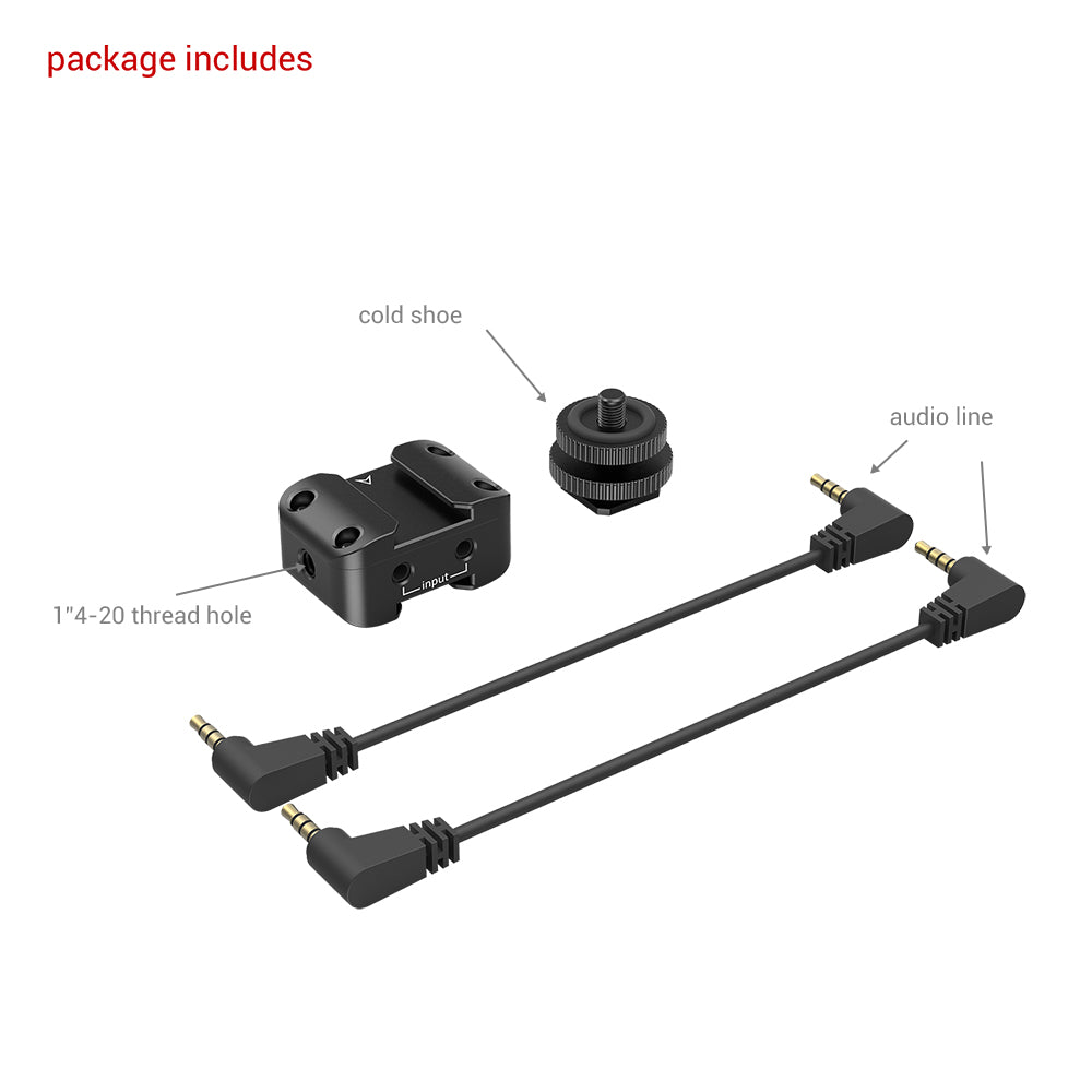 SmallRig Two-in-one Bracket for wireless microphone 2996